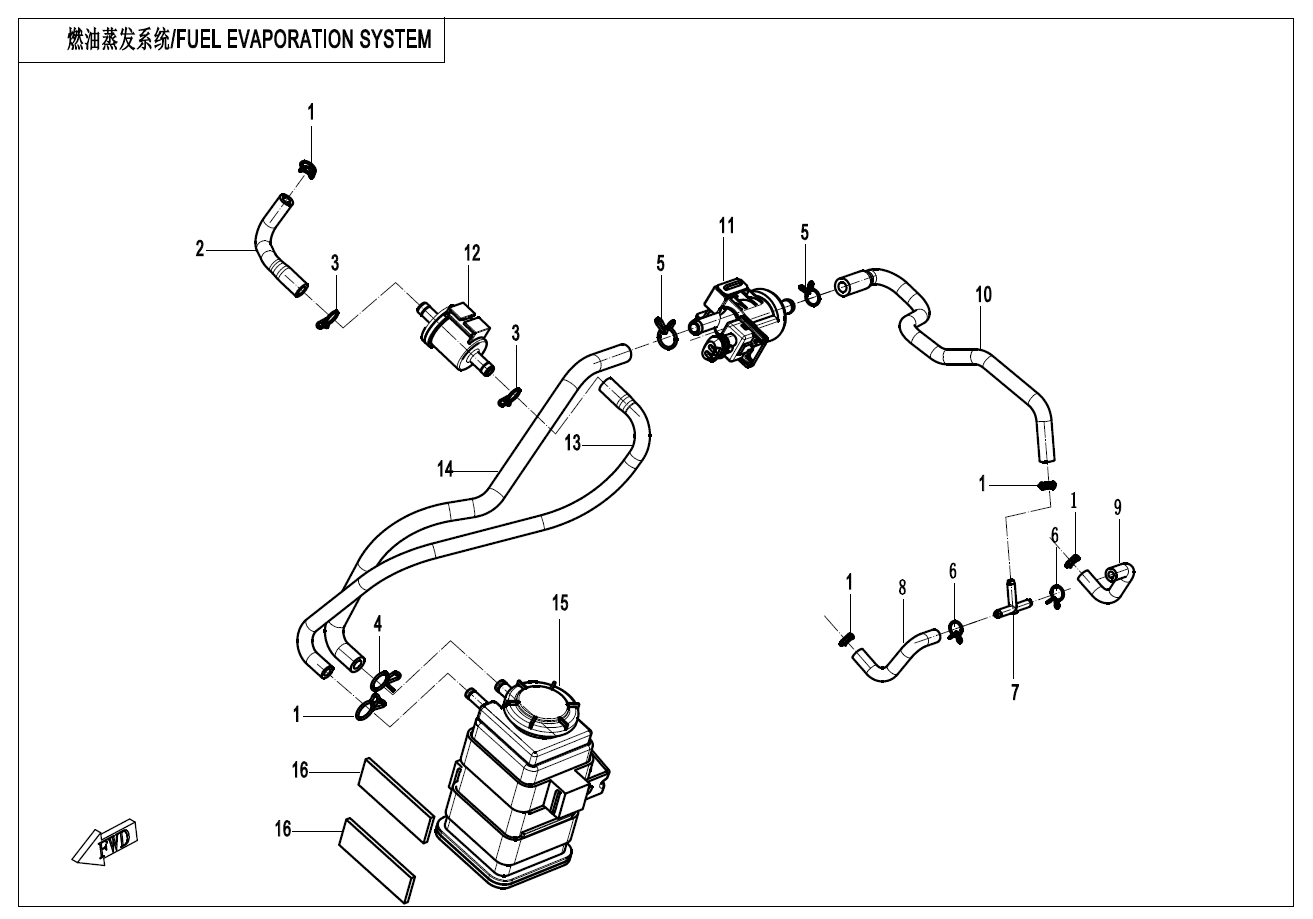 燃油蒸发系统 FUEL VAPORIZATION SYSTEM