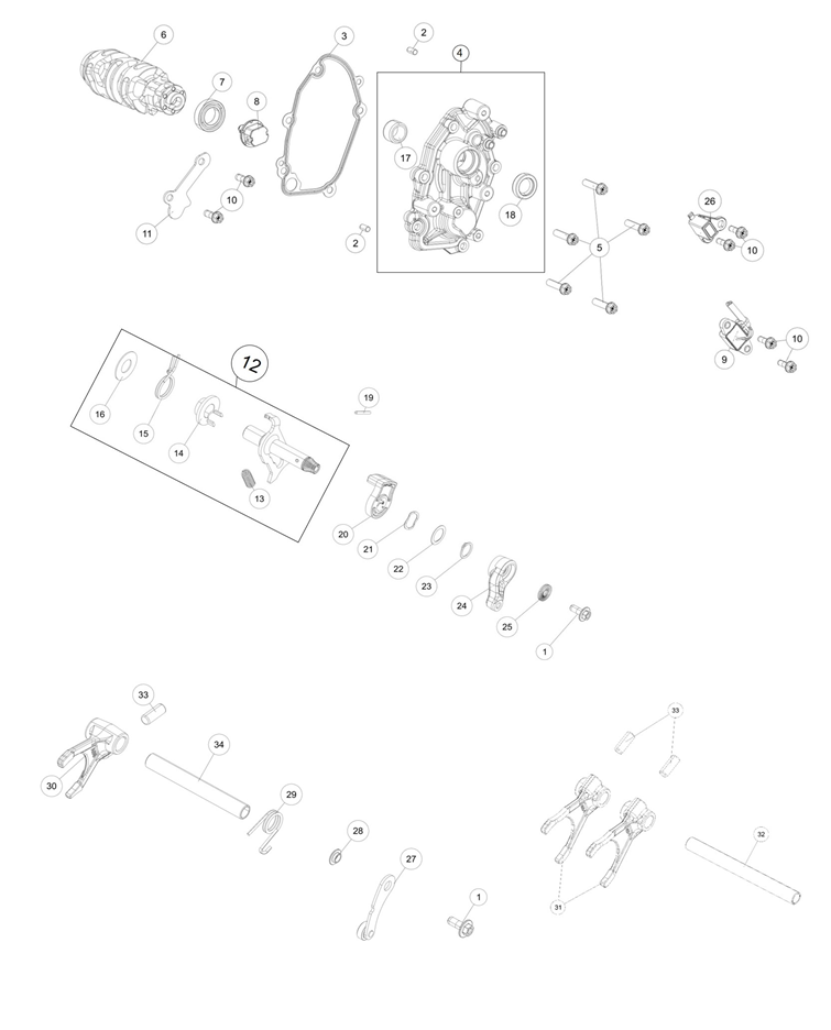 换挡机构 SHIFTING MECHANISM