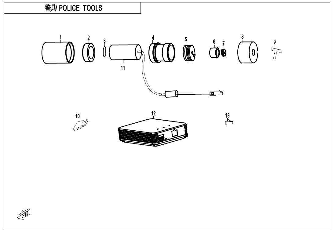警具系统(行车记录仪) POLICE TOOLS
