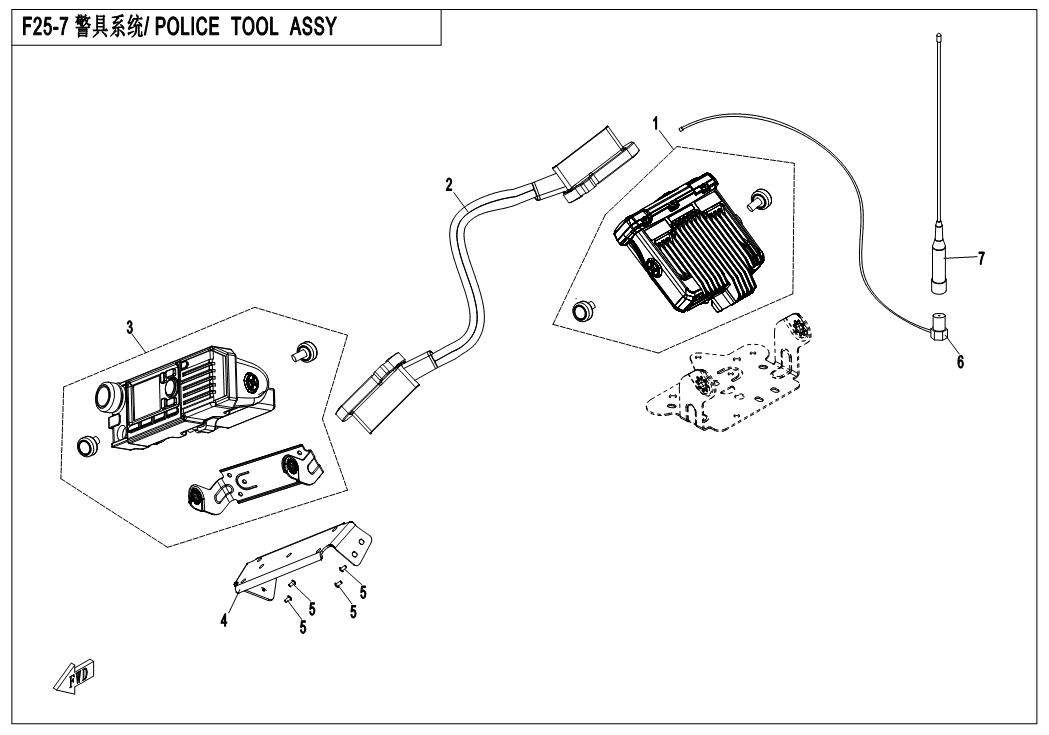 警具系统(电台) POLICE TOOL