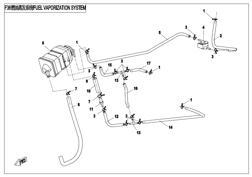 燃油蒸发系统 FUEL VAPORIZATION SYSTEM