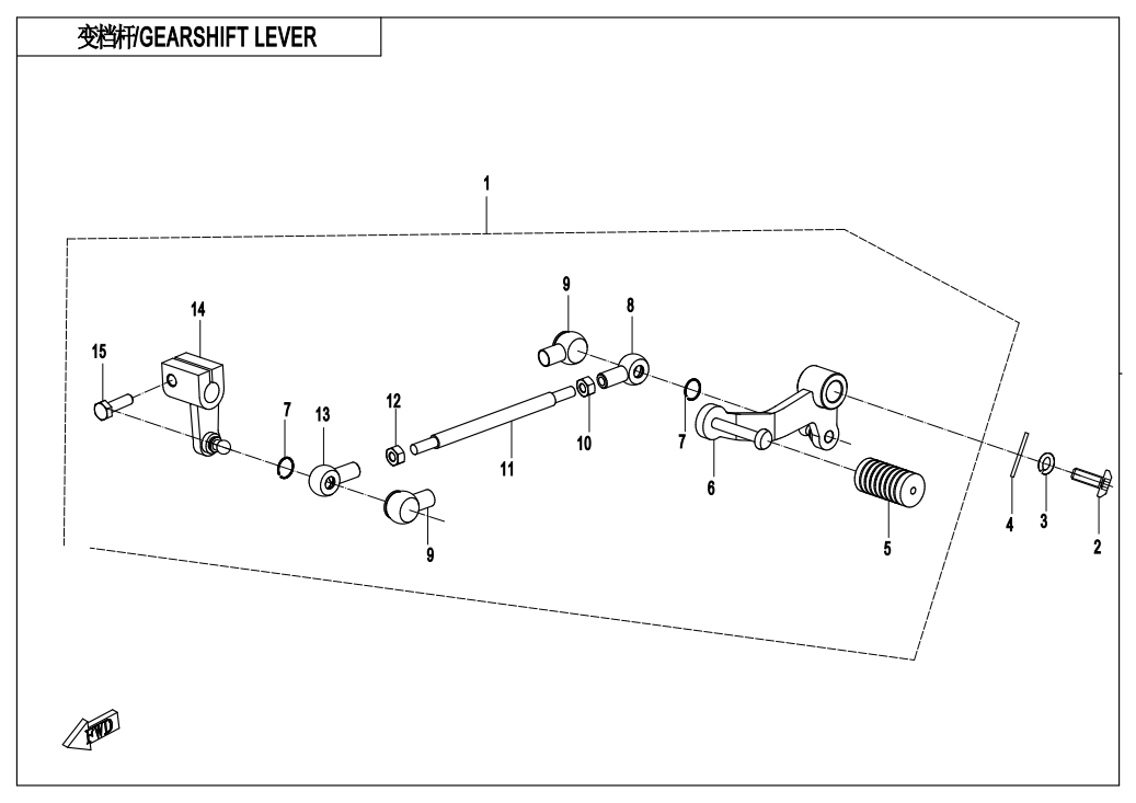 变档杆 GEARSHIFT LEVER
