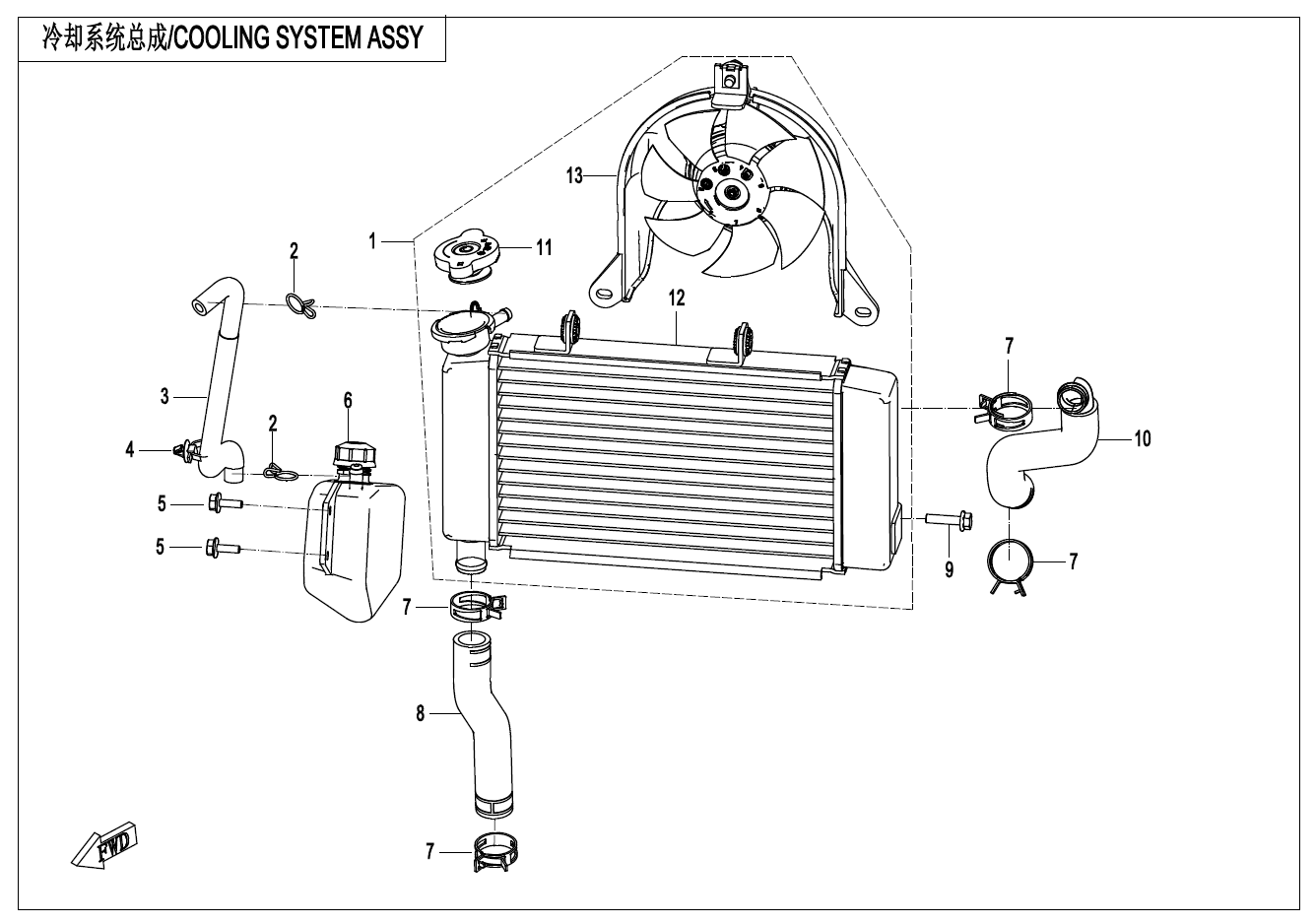 冷却系统 COOLING SYSTEM