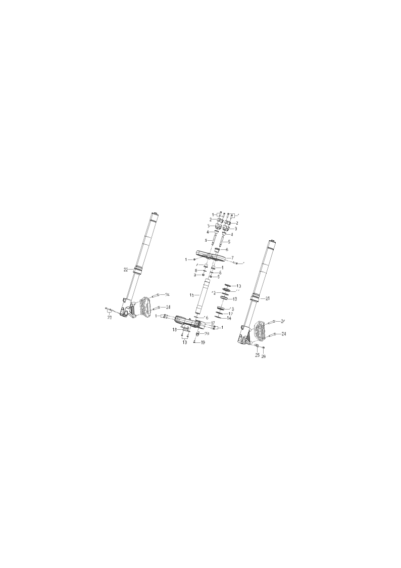 前叉 FRONT FORK ASSY.