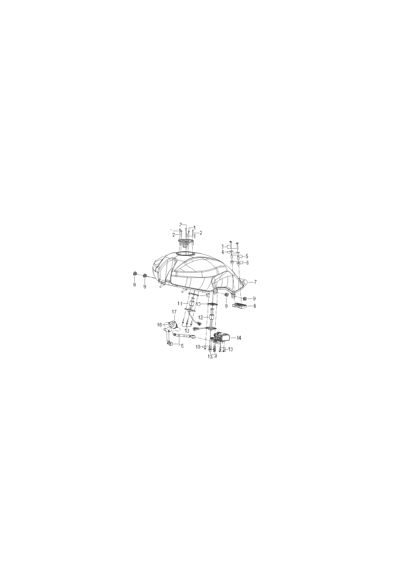 燃油箱 FUEL TANK ASSY.