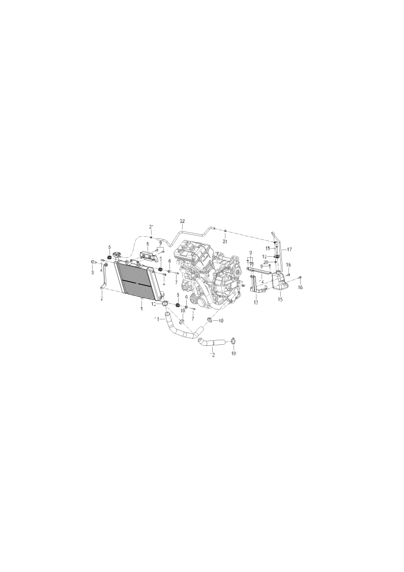 COOLING SYSTEM ASSY.