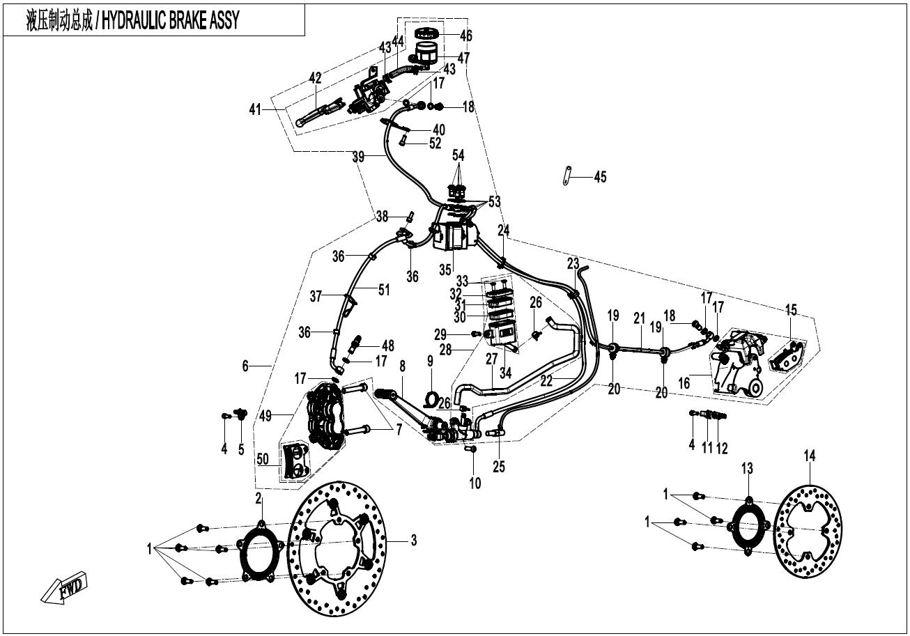 MAB BRAKE ASSY