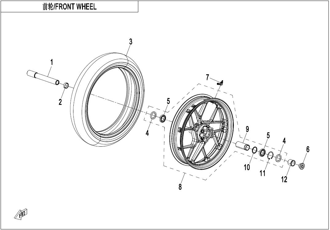 FRONT WHEEL
