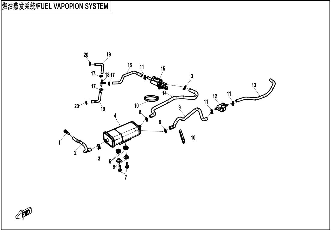 FUEL VAPOPIN SYSTEM