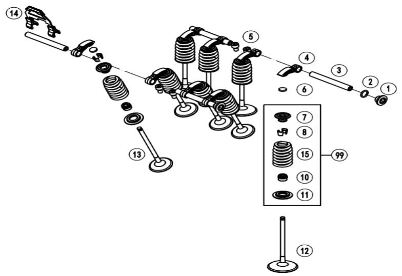 2023 CF MOTO 800NK VALVE DRIVE
