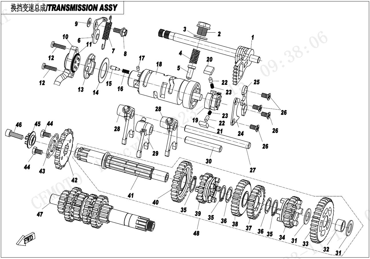 TRANSMISSION ASSY.