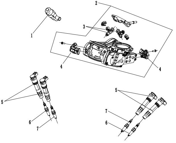 2024 CF MOTO 1250 TRG ELECTRICAL PARTS exploded diagram