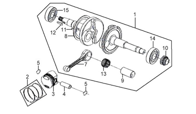 CRANK SHAFT PISTON
