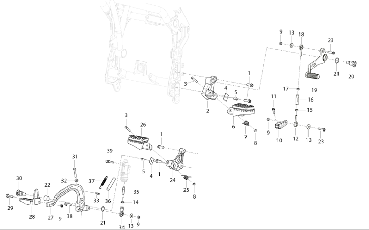 T027 FRONT FOOTPEG