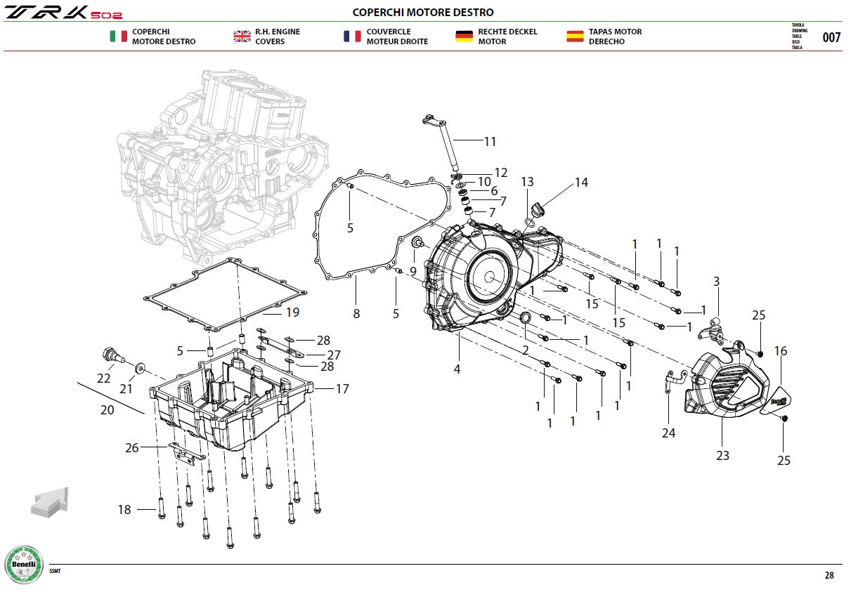 R.H Engine Covers