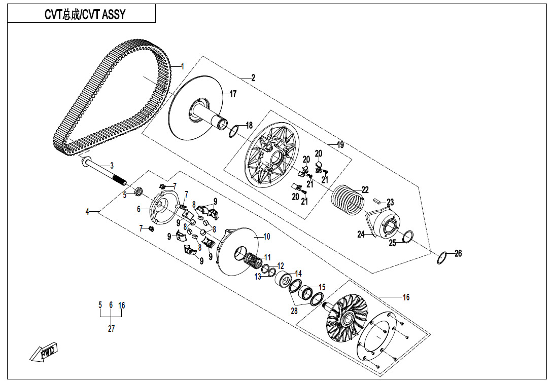 CVT ASSY