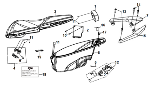 F11 - Seat & Rear Grip