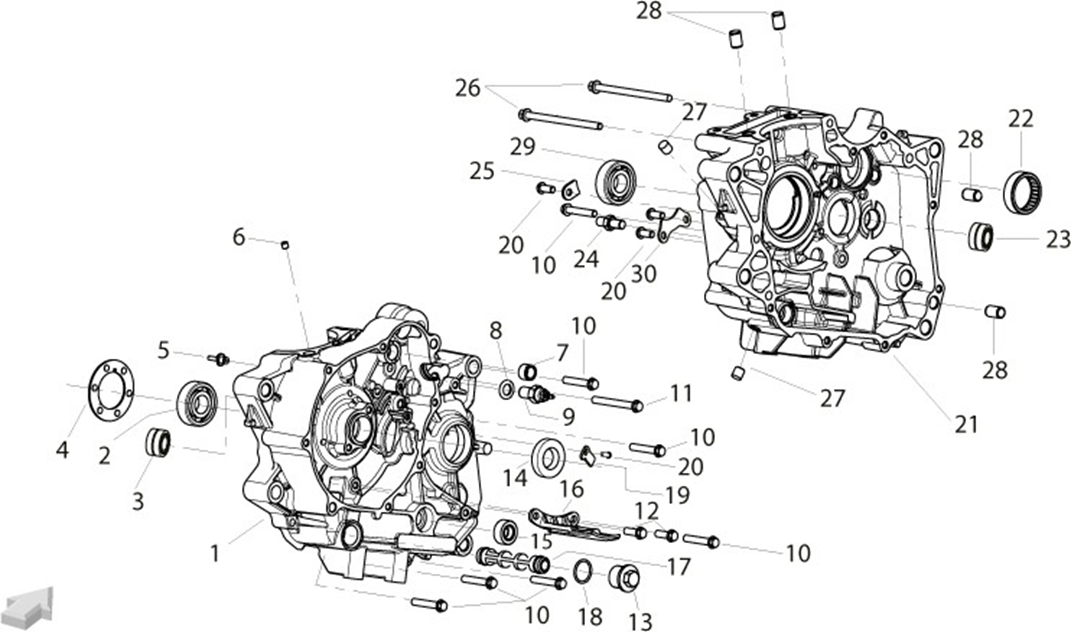 Left & Right Crankcase