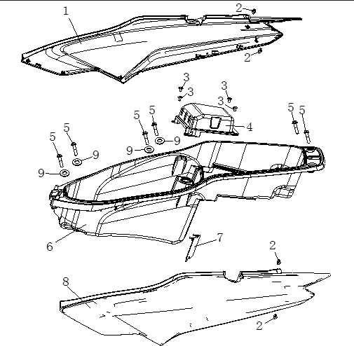 F22 REAR PANELS