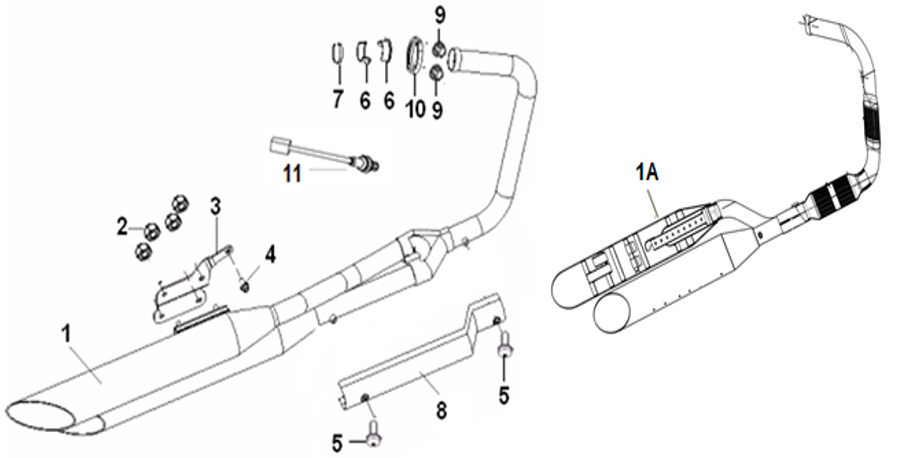 F05 - MUFFLER EXHAUST
