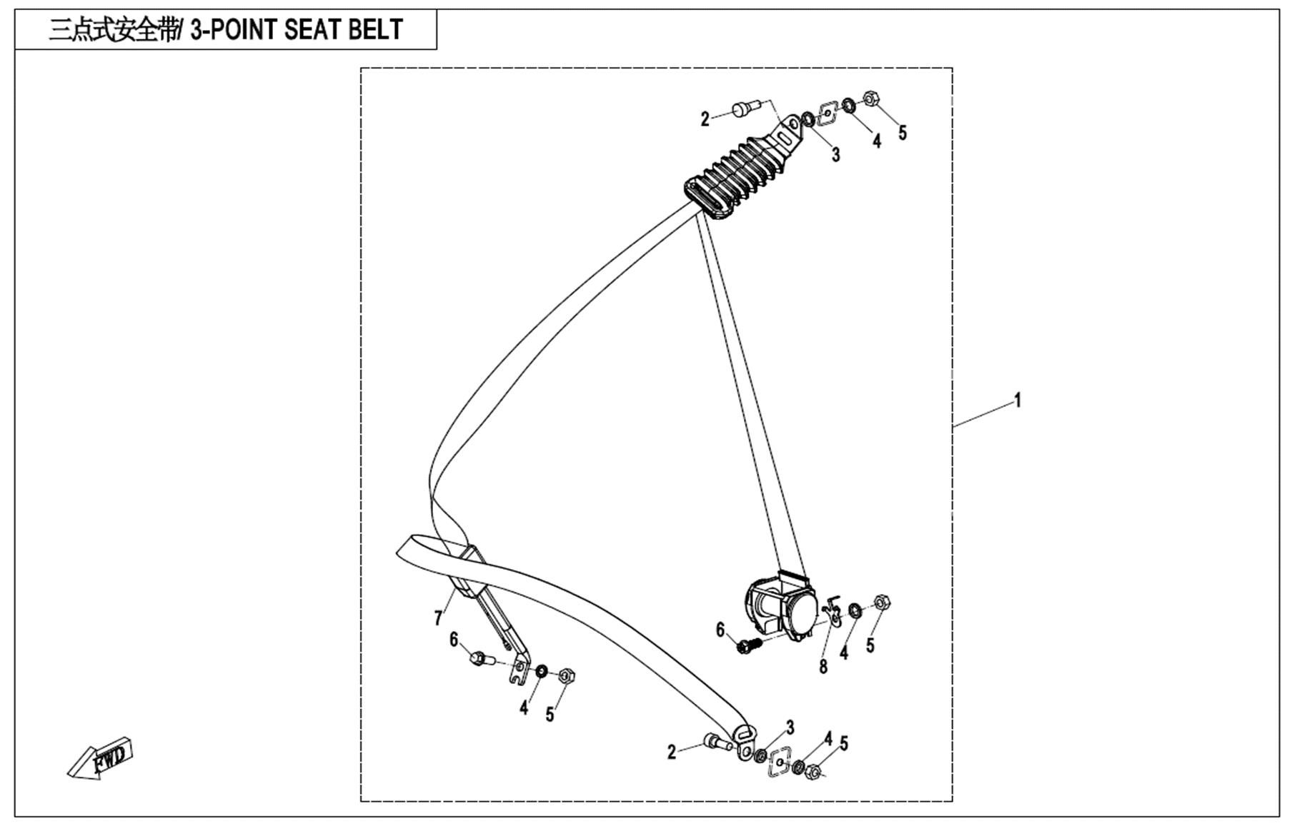 3-POINT SEAT BELT