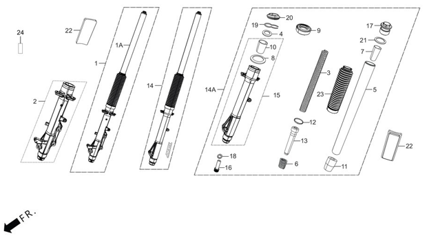 F6A BASE - Front Shock Absorbers