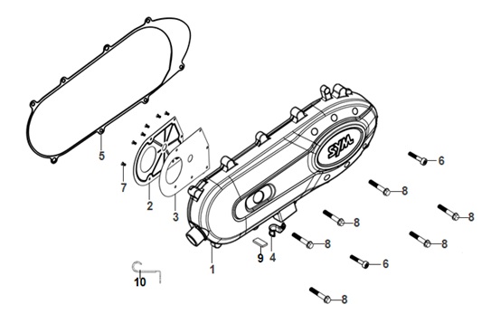 Left Crank Case Cover