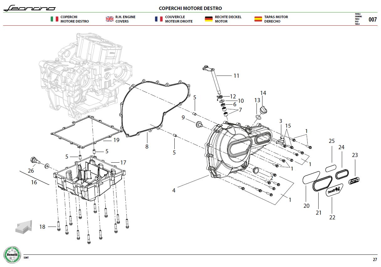 R.H Engine Covers