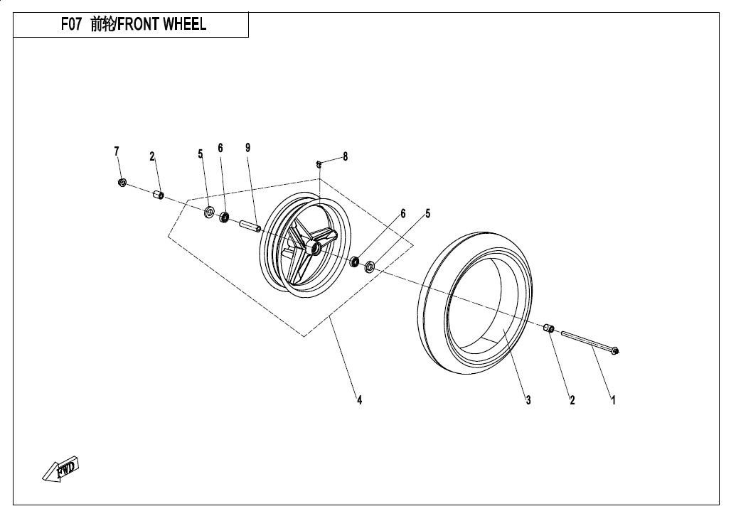 FRONT WHEEL