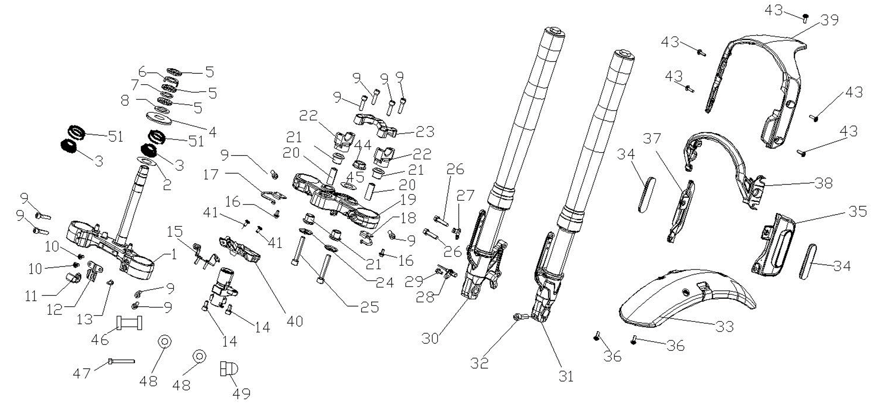 Front Fork Assy