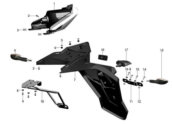 Rear Fender Assy
