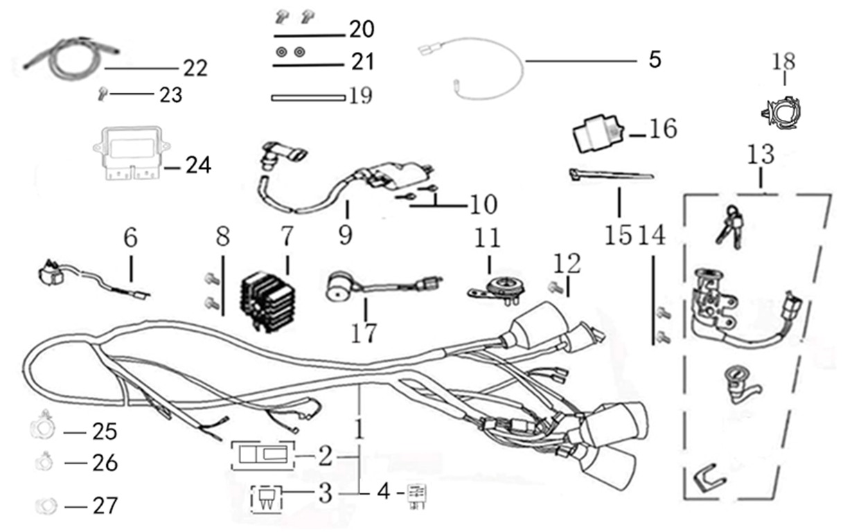 F20 = HARNESS WIRE