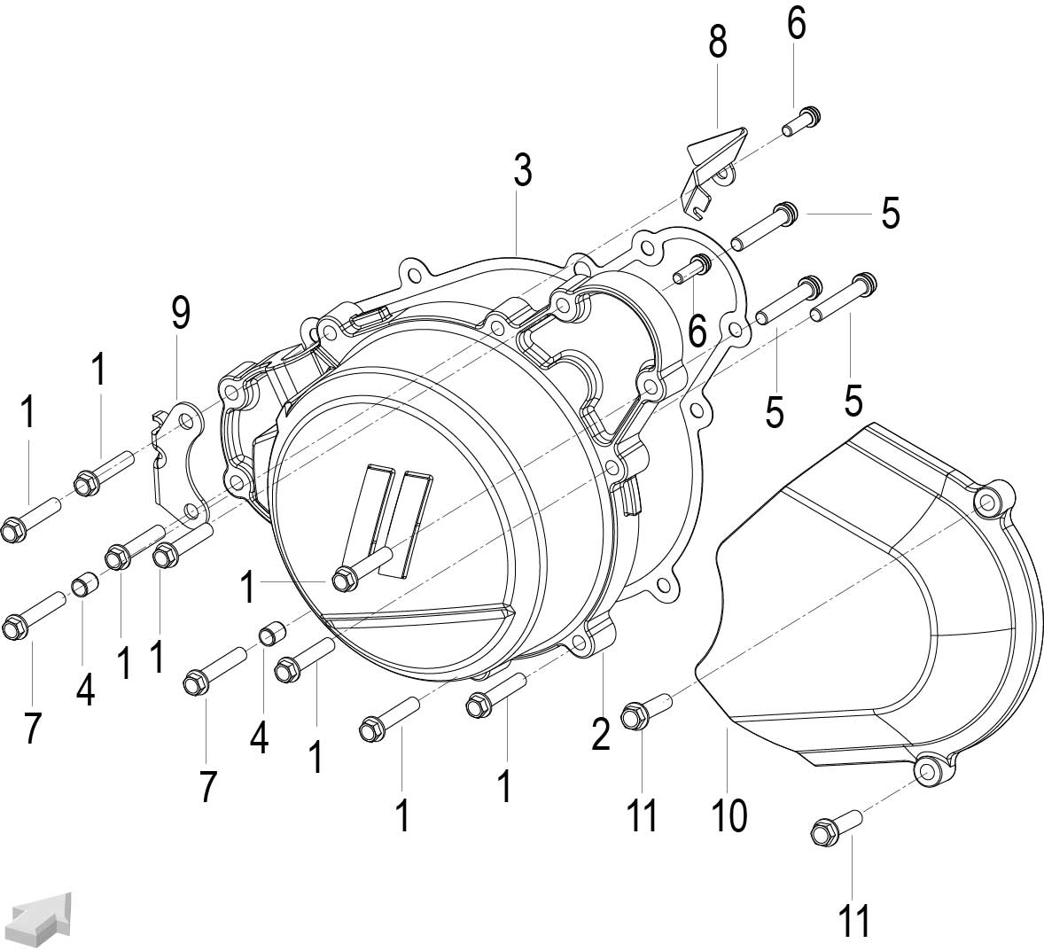 LEFT COVER ASSY