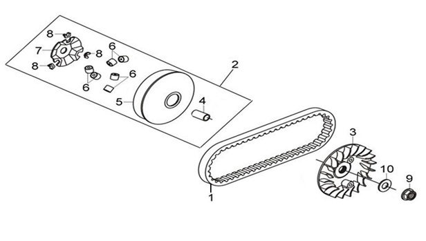 Movable Drive Face Assy