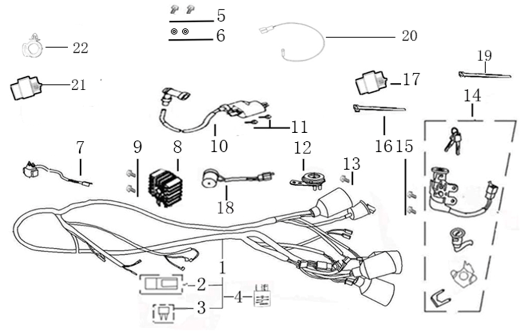 F20 = HARNESS WIRE