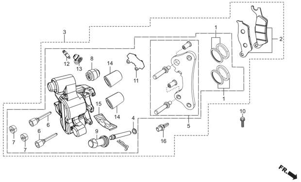 F4B - Front Brake Caliper