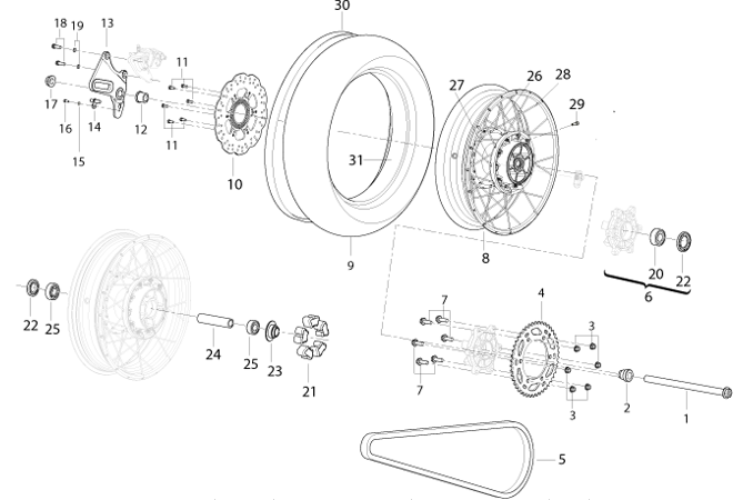 T017 REAR WHEEL