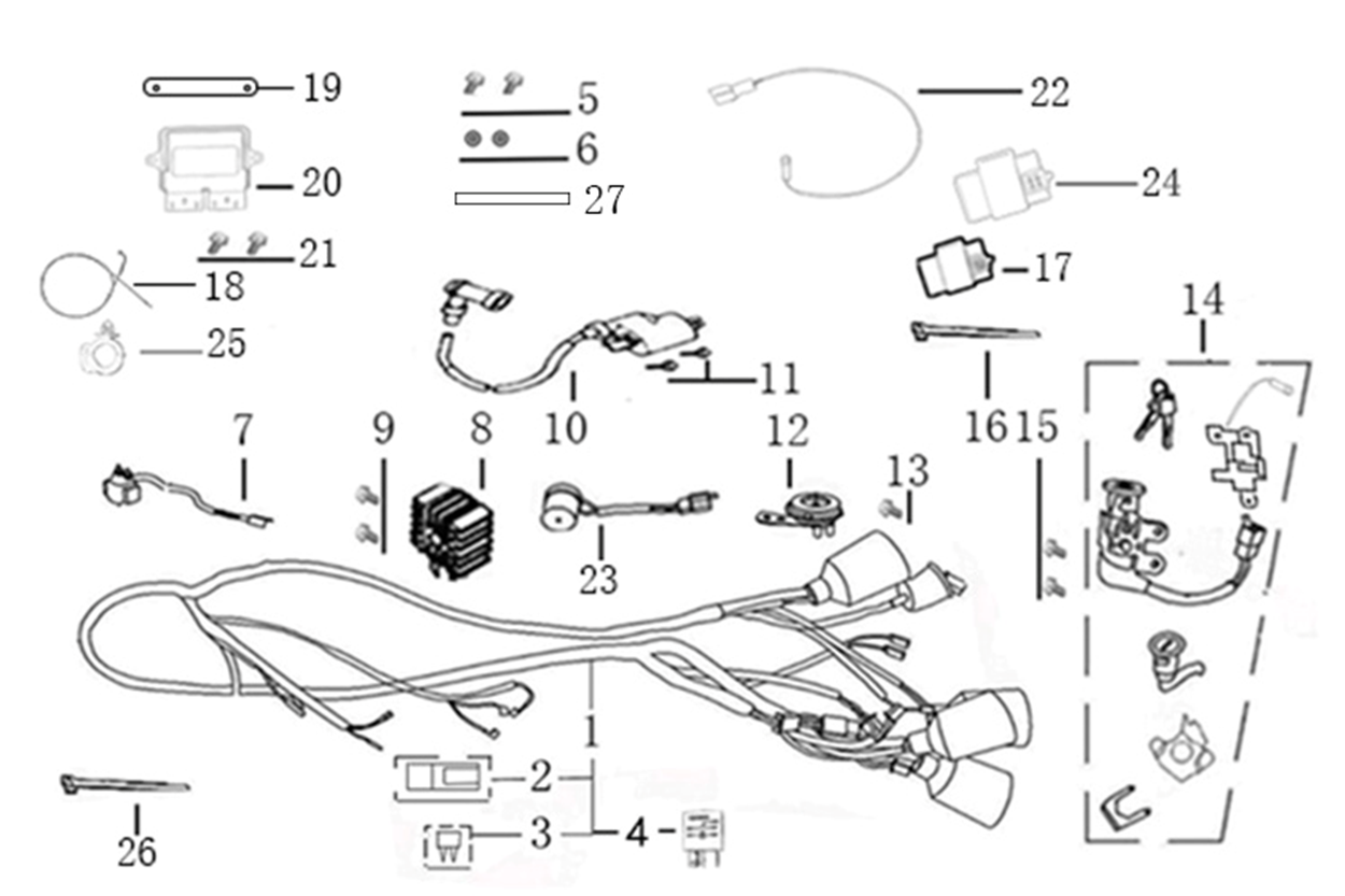 F20 = HARNESS WIRE