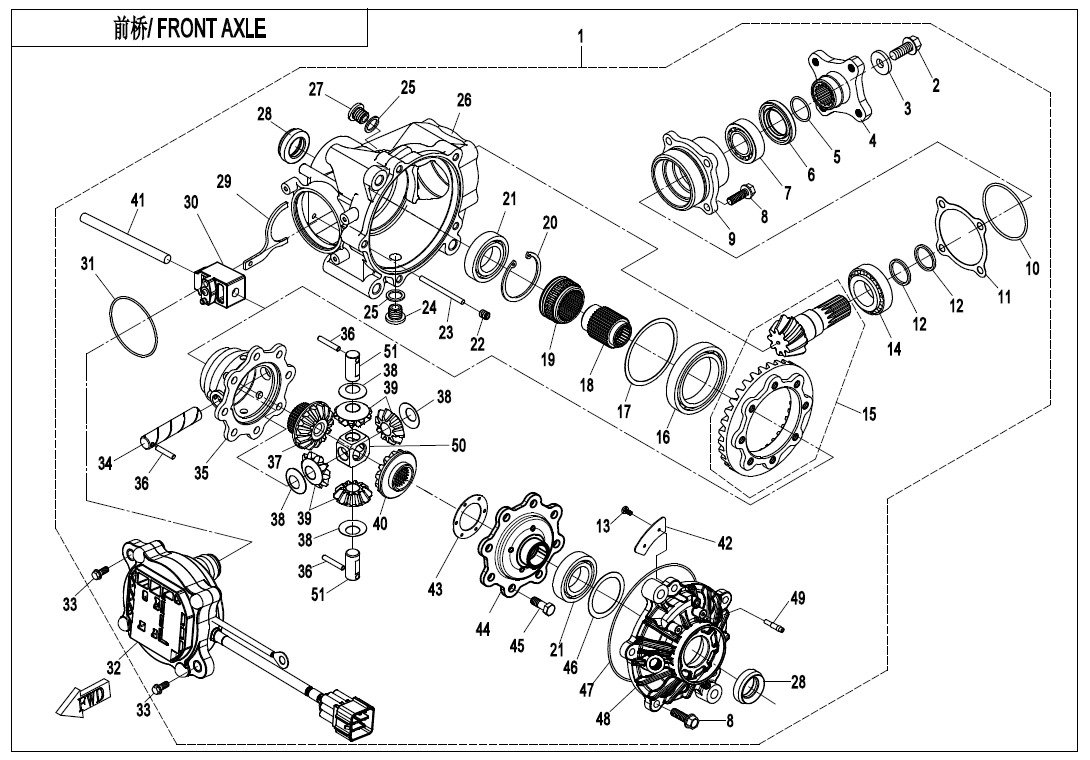 FRONT AXLE