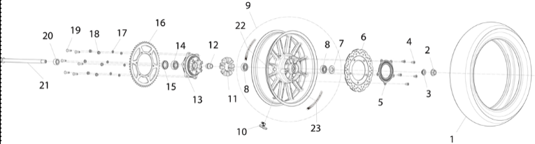 F08 - REAR WHEEL