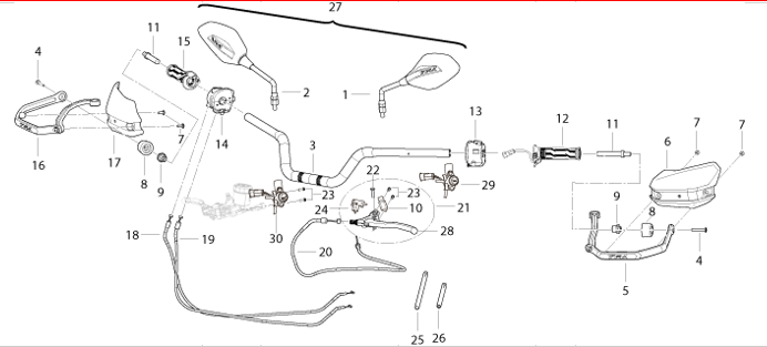 T026 HANDLEBARS AND CONTROLS