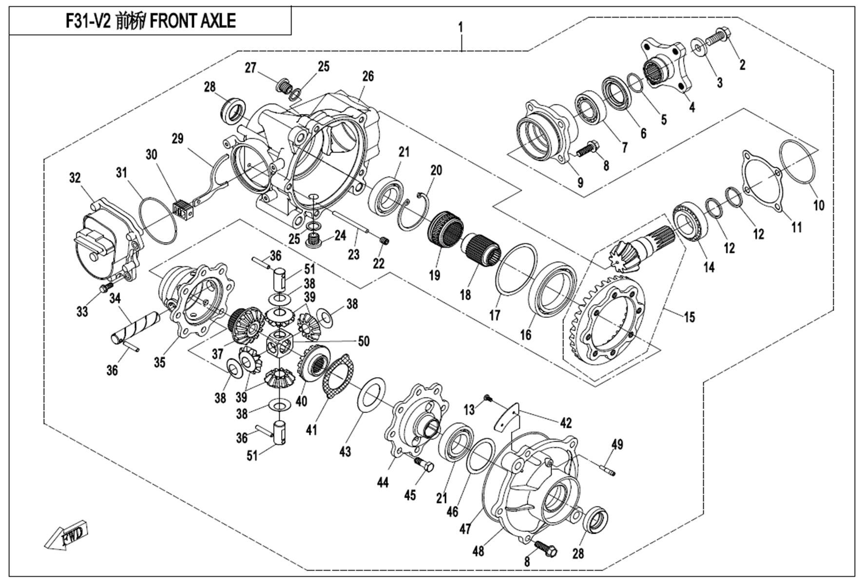 FRONT AXLE
