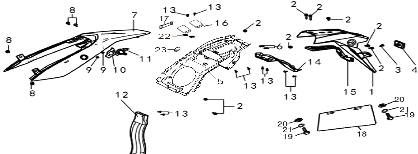 F20 - Rear Fender
