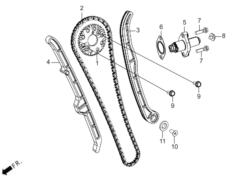 E2A - Cam Chain Tensioner