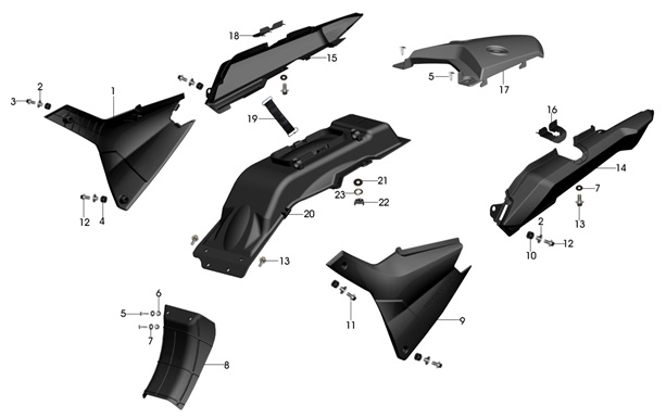 Side Covers And Rear Covers