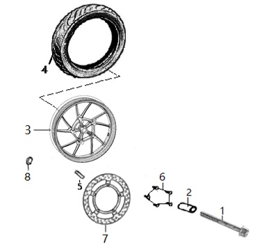 Front Wheel Assy