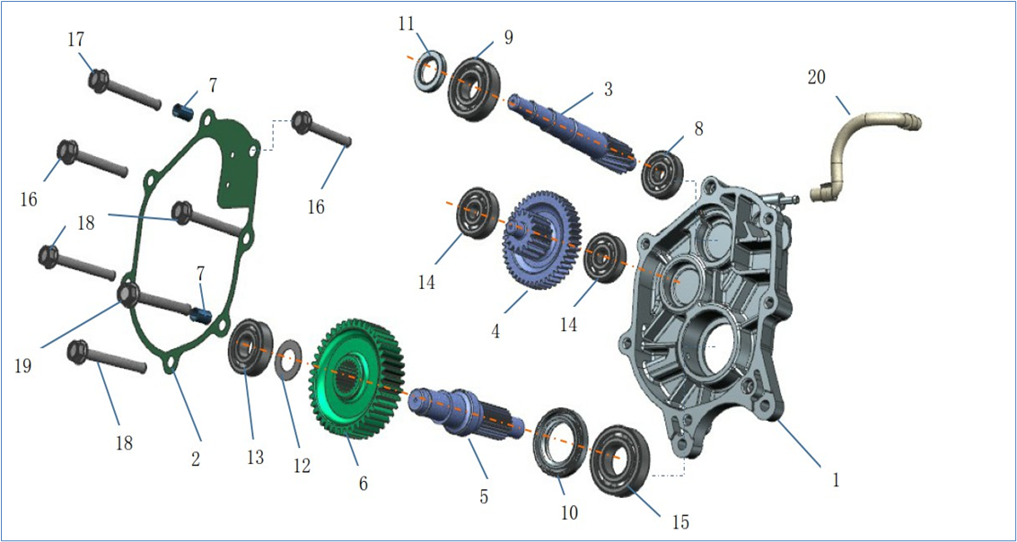 Mission Case & Drive Shaft