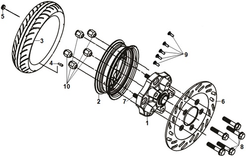 Rear Wheel Assy