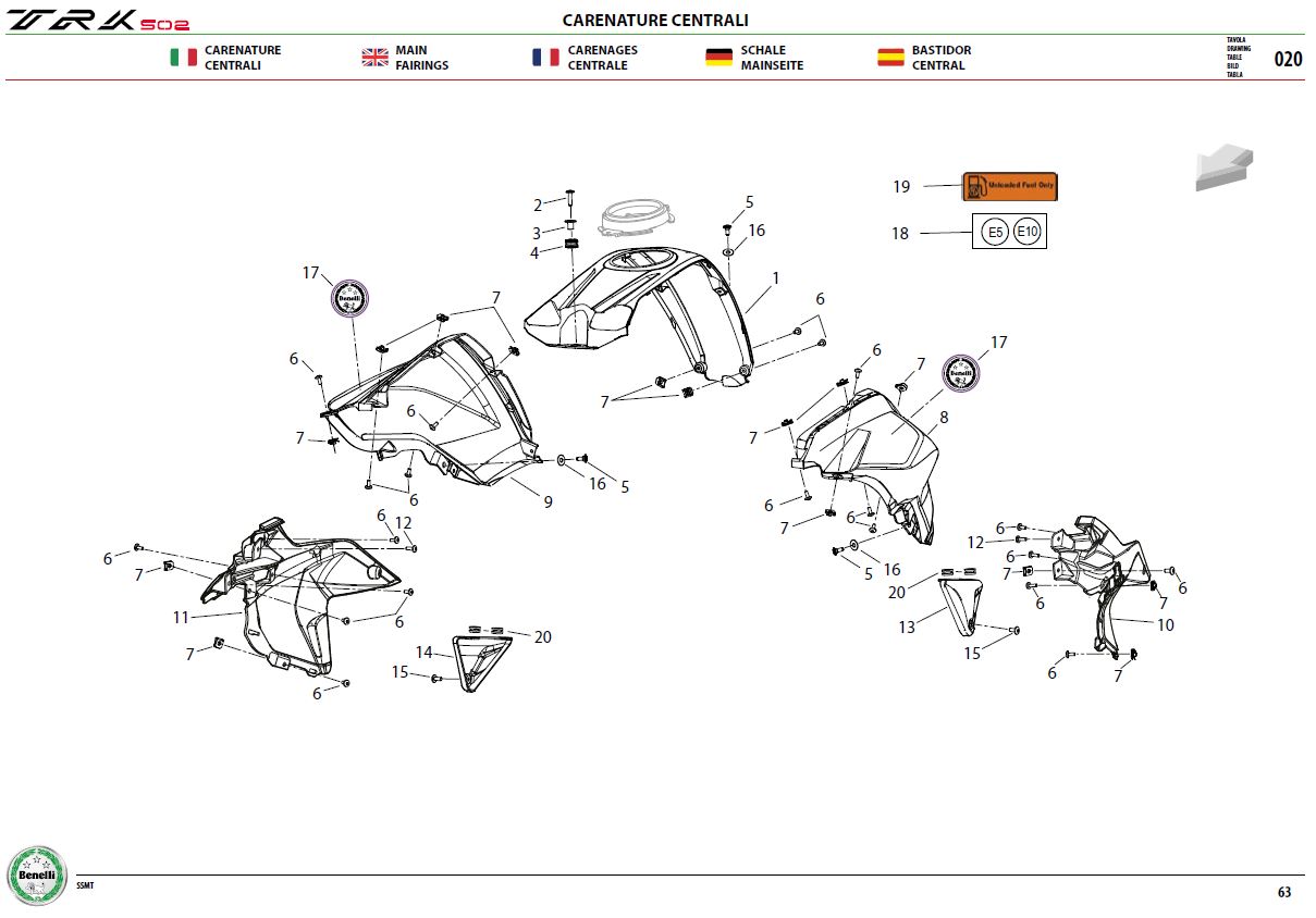 Main Fairings