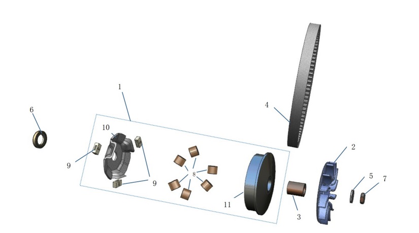 Moveable Drive Face Assy